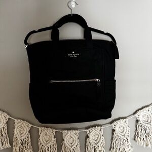 Kate Spade Chelsea Large Convertible Backpack Black